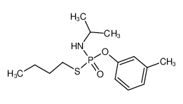 Isopropyl-thiophosphoramidic acid S-butyl ester O-m-tolyl ester_29361-08-8