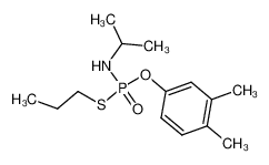 Isopropyl-thiophosphoramidic acid O-(3,4-dimethyl-phenyl) ester S-propyl ester_29361-33-9