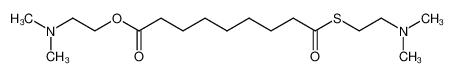 8-(2-Dimethylamino-ethylsulfanylcarbonyl)-octanoic acid 2-dimethylamino-ethyl ester_29369-45-7