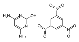 1,3,5-Trinitro-benzene; compound with 4,6-diamino-pyrimidin-2-ol_29373-42-0