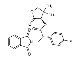 (αS,3'R)-4',4'-dimethyl-γ-butyrolacton-3'-yl 2-(4-fluorophenyl)-3-phthalimidopropanoate_293731-64-3