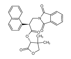 (αR,3'R)-4',4'-dimethyl-γ-butyrolacton-3'-yl 2-(α-naphthyl)-3-phthalimidopropanoate_293731-66-5