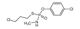 Methyl-thiophosphoramidic acid O-(4-chloro-phenyl) ester S-(3-chloro-propyl) ester_29374-58-1
