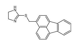 2-(Fluoranthen-3-ylmethylsulfanyl)-4,5-dihydro-1H-imidazole_2940-47-8