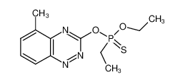 ethylphosphonothioic acid O-ethyl ester O'-(5-methyl-benzo[e][1,2,4]triazin-3-yl) ester_29401-36-3