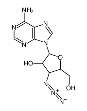2-(6-aminopurin-9-yl)-4-azido-5-(hydroxymethyl)oxolan-3-ol_29411-70-9