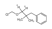 Chlormethyl-(1,1-dideutero-2,2-dimethyl-3-phenyl-propyl)-aether_29417-56-9