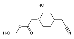 1-[(ethoxycarbonyl)methyl]-4-(cyanomethyl)piperidine hydrochloride_294180-24-8