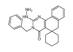3-benzyl-2-hydrazino-4-oxo-3,4,5,6-tetrahydrospiro(benzo[h]quinazoline-5,1'-cyclohexane)_294195-81-6