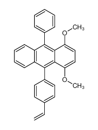(p-Vinylphenyl)-9-phenyl-10-dimethoxy-1,4-anthracen_29420-30-2