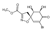 (5S,9R,10S)-7-Bromo-9,10-dihydroxy-8-oxo-1-oxa-2-aza-spiro[4.5]deca-2,6-diene-3-carboxylic acid methyl ester_294208-24-5