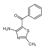 (4-amino-2-methyl-thiazol-5-yl)-phenyl-methanone_29422-50-2