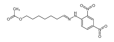 Acetic acid 7-[(2,4-dinitro-phenyl)-hydrazono]-heptyl ester_29425-55-6