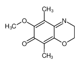 6-methoxy-5,8-dimethyl-2,3-dihydro-benzo[1,4]oxazin-7-one_29441-80-3