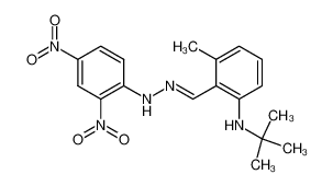 6-tert.-Butylamino-o-tolualdehyd-2,4-dinitrophenylhydrazon_29443-09-2