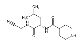 (S)-N-(1-((cyanomethyl)amino)-4-methyl-1-oxopentan-2-yl)piperidine-4-carboxamide_294620-36-3