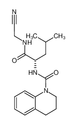 (S)-N-(1-((cyanomethyl)amino)-4-methyl-1-oxopentan-2-yl)-3,4-dihydroquinoline-1(2H)-carboxamide_294620-87-4