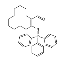 2-((triphenyl-l5-phosphaneylidene)amino)cyclododec-1-ene-1-carbaldehyde_294665-48-8