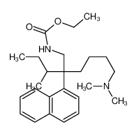 ethyl N-[2-butan-2-yl-6-(dimethylamino)-2-naphthalen-1-ylhexyl]carbamate_29474-07-5