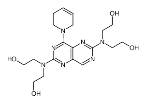 2,2',2',2''-[4-(3,6-dihydro-2H-pyridin-1-yl)-pyrimido[5,4-d]pyrimidine-2,6-diylbisazanediyl]-tetrakis-ethanol_29484-91-1