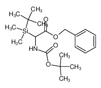 tert-Butoxycarbonylamino-(tert-butyl-dimethyl-silanyl)-acetic acid benzyl ester_294847-05-5