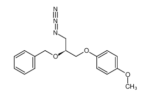 (2S)-3-(4-methoxyphenoxy)-2-(phenylmethoxy)propylazide_294858-35-8