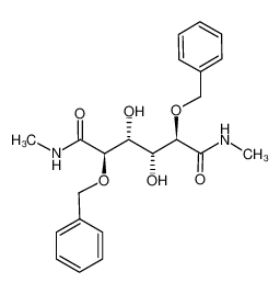 N1,N6-dimethyl-(2R,3R,4R,5R)-2,5-dibenzyloxy-3,4-dihydroxy hexanediamide_294867-67-7