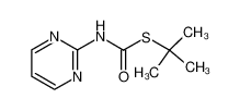 pyrimidin-2-yl-thiocarbamic acid S-tert-butyl ester_2950-36-9