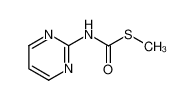 pyrimidin-2-yl-thiocarbamic acid S-methyl ester_2950-99-4