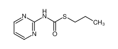 pyrimidin-2-yl-thiocarbamic acid S-propyl ester_2951-01-1