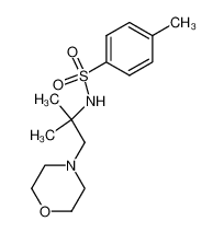 N-(1,1-dimethyl-2-morpholin-4-yl-ethyl)-toluene-4-sulfonamide_2951-60-2