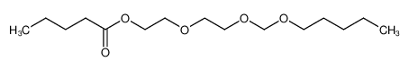 Pentanoic acid 2-(2-pentyloxymethoxy-ethoxy)-ethyl ester_29510-08-5