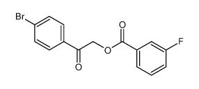 3-Fluor-benzoesaeure-4-brom-phenacylester_2952-09-2