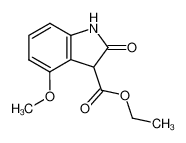 4-Methoxy-2-oxo-2,3-dihydro-1H-indole-3-carboxylic acid ethyl ester_29521-10-6