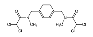 1,4-Bis-(N-dichloracetyl-N-methyl-aminomethyl)-benzol_29524-24-1