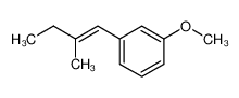 1-Methoxy-3-((E)-2-methyl-but-1-enyl)-benzene_295311-72-7