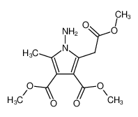 1-Amino-2-methoxycarbonylmethyl-5-methyl-1H-pyrrole-3,4-dicarboxylic acid dimethyl ester_295312-30-0