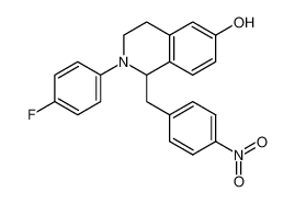 2-(4-Fluorophenyl)-1-{4-Nitrobenzyl}-1,2,3,4-Tetrahydroisoquinolin-6-Ol_295317-51-0