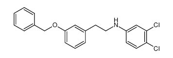(3,4-dichlorophenyl){2-[3-(phenylmethoxy)phenyl]ethyl}amine_295320-01-3