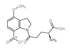 (2S)-2-amino-5-(4-methoxy-7-nitro-2,3-dihydroindol-1-yl)-5-oxopentanoic acid_295325-62-1