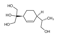 (+)-2-(4-[(S)-hydroxymethylethyl]-(1S,4R)-cyclohex-2-enyl)propane-1,2,3-triol_295356-97-7