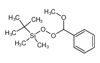 (1,1-dimethylethyl)dimethylsilyl 1-methoxy-1-phenylmethyl peroxide_295357-38-9