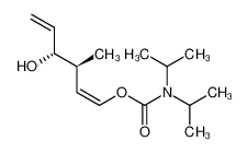 Diisopropyl-carbamic acid (Z)-(3S,4R)-4-hydroxy-3-methyl-hexa-1,5-dienyl ester_295366-55-1