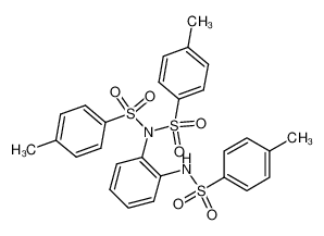 1-[bis-(toluene-4-sulfonyl)-amino]-2-(toluene-4-sulfonylamino)-benzene_29543-34-8
