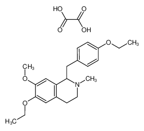6-Ethoxy-1-(4-ethoxy-benzyl)-7-methoxy-2-methyl-1,2,3,4-tetrahydro-isoquinoline; compound with oxalic acid_29550-48-9