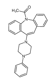 5-acetyl-10-(4-phenyl-piperazin-1-yl)-5H-dibenzo[b,f]azepine_29560-43-8