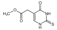 (4-oxo-2-thioxo-1,2,3,4-tetrahydropyrimidin-5-yl)acetic acid methyl ester_29571-40-2