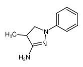 1-phenyl-3-amino-4-methyl-2-pyrazoline_29574-28-5