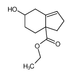 6-Hydroxy-2,3,4,5,6,7-hexahydro-indene-3a-carboxylic acid ethyl ester_29576-49-6