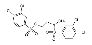 3,4-dichlorobenzenesulfonic acid 2-((3,4-dichlorobenzenesulfonyl)methylamino)ethyl ester_295790-42-0